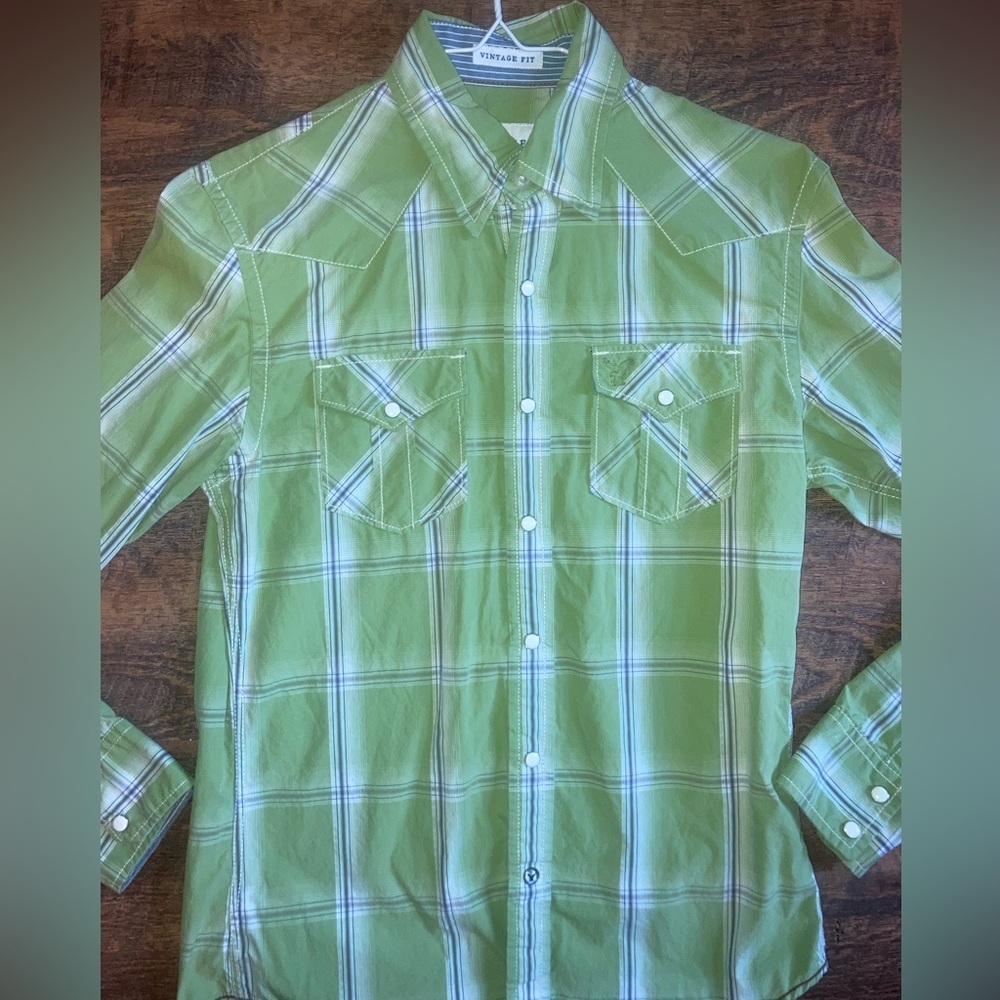 Mens American Eagle Button Up - Picture 2 of 7